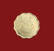 Moneta 20 centów 1998, Hongkong