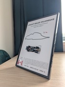 Grafika Circuit Gilles Villeneuve A4 Formuła F1 szkło