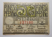 banknot zastępczy Niemcy Notgeld 50 Pfennig