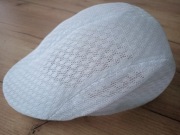 Kaszkiet, czapka męska biała rozm. 58  - nowa