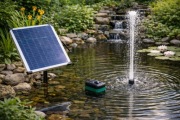 Pompa solarna do oczka wodnego z panelem słonecznym 