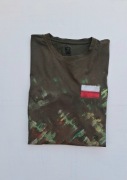 BRANDIT 4XL Unikat Ręcznie Malowana Koszulka Survival Military Flaga PL