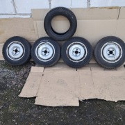 Felgi Opony Koła 13 " - 4 x 100 VW Golf 2 oryginał VW