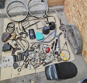 Części Wsk 125 175 Wfm Shl Błotnik Lampa bagażnik kolanko korek półki 