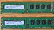 2x 2GB RAM DDR3 DIMM PC3-10600U Micron 