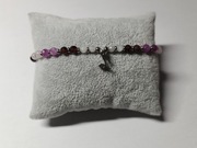 Bransoletka sznurkowa z kamieni naturalnych dla zodiakalnego koziorożca