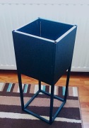 Kwietnik stojący metalowy Loft wys. 60cm - Hand made, nowy