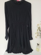 Czarna sukienka Vintage Style Gina Tricot rozmiar 34