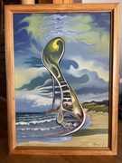 Obraz olej na płótnie,, Podniesienie " 