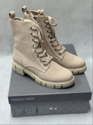 Marco Tozzi botki kremowe rozmiar 37