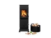 Piec piecyk na drewno Thorma Bozen B 5kw Piecyk kominkowy ECODESIGN Biały