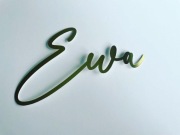 Ewa imię topper / imię 
