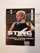 Bilet kolekcjonerski Sting Stadion Gwardii Warszawa 2001r.