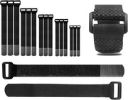 35 szt. opaski kablowe Hazarox rzepy wielokrotne nylon 12–40 cm czarne