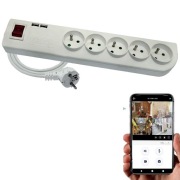 UKRYTA MINI KAMERA WIFI W LISTWIE ZASILAJĄCEJ Z APLIKACJĄ NA TELEFON ONLINE