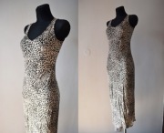 Atmosphere sukienka długa w panterkę S sexy panter