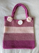 Torebka worek na szydełku