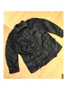 Kurtka męska czarna ocieplana z podpinką, jesień wiosna Marc O'Polo 