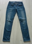 Piękne damskie spodnie jeansowe LEVIS rozmiar W27 L32 M STRETCH jeans