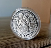 Tuvalu: Bogowie Olimpu Posejdon 1 oz Ag 2021 