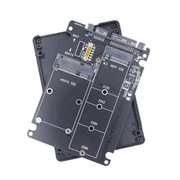 obudowa 2,5" ADAPTER SATA3 M2 NGFF + MSATA SSD uniw. z przełacz