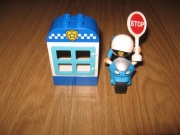 Lego, duplo- Motocykl policyjny nr 10900 - stan bardzo dobry