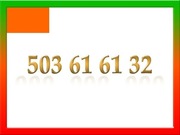 503 61 61 32 ZŁOTY NUMER STARTER ORANGE ŁATWY NA KARTĘ PREPAID GSM