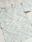 Koszulka bluzka t-shirt dziecięca biało-zielone