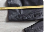 Ciepła kurtka zimowa -skorzana