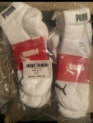 Puma Skarpetki białe stopki 3 pary