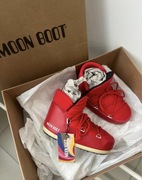 Nowe moon boot 35 36 czerwone niskie śniegowce premium