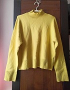 Piękny sweter z golfem Primark Cares M/L żółty  golf sweter M Primark 