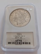 1 dolar 1921 D Morgan AU58