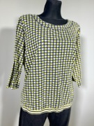Bluzka oversize pepitka bawełniana damska na wiosnę xxl 44