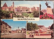 WARSZAWA - PANORAMA POMNIK ULICA OGRÓD SASKI