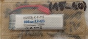 Bateria 3.7V 500 mAh do helikoptera drona