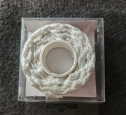 Borta szydełkowa, samoprzylepna, biała. 