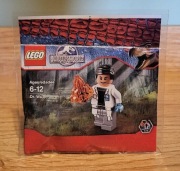 Lego Jurassic World Dr. Wu i Komar w bursztynie unikat wycofany