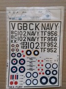 Kalkomania Sea Fury 1/72