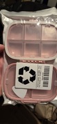Pudełko Organizer na Tabletki 8 Przegródek Opakowanie Na Leki Kolor różowy