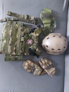 Kamizelka/Hełm/Rękawiczki ASG