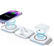 Ładowarka 3 w 1 składana bezprzewodowa, magnetyczna stacja ładująca 
