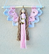 Aniolek wiszący prezent  handmade  35 cm