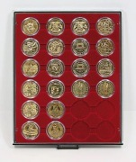 Lindner 2624 - Kaseta dymna na 24 monety w kapslu o średnicy 35mm MBCaps 35