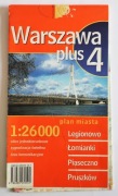 Warszawa plus 4 - plan miasta z roku 2003