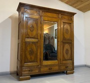 DĘBOWA SZAFA  NEORENESANS(1900–1930 LITE DREWNO )TRANSPORT CAŁA PL STAN BDB