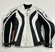 Motocyklowa damska kurtka skórzana Richa Aimee czarno-biała rozmiar.34/40