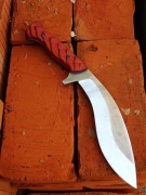 "Kukri Runy Krwi" Nóż Ręcznie Robiony Custom Knifemaking Rzeźba