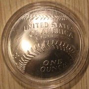 USA - NUMIZMAT PIŁKA - 1 OZ - 1 UNCJA 999 - NUMIZMAT WKLĘSŁO - WYPUKŁY