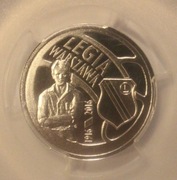 5 ZŁ ZŁOTYCH 2016 LEGIA WARSZAWA PCGS PR70DCAM - SKRĘTKA, RARYTAS - UNIKAT